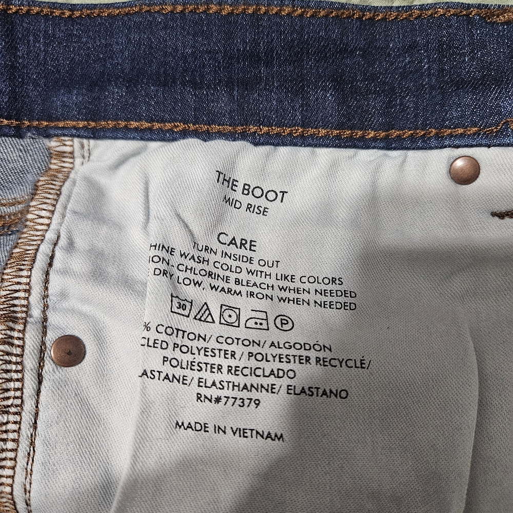 Ann Taylor Dark Blue Bootcut Jeans - Picture 4 of 9